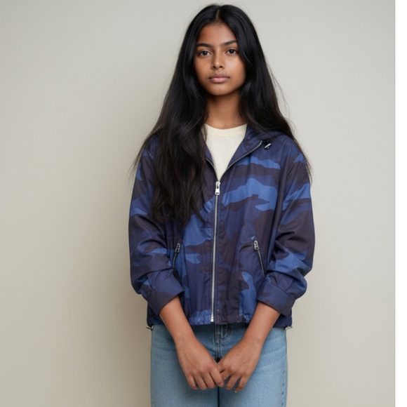 Coach Jackets & Blazers - Coach ✨Camouflage Hooded Jacket Windbreaker